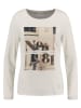 KEY LARGO Longsleeve "Number" in Creme