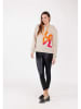 KEY LARGO Hoodie "Temperature" in Beige/ Orange