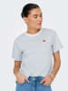 JDY Shirt in Hellblau/ Weiß