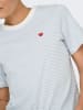 JDY Shirt in Hellblau/ Weiß
