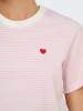JDY Shirt in Rosa/ Weiß