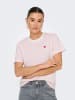 JDY Shirt in Rosa/ Weiß