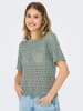 JDY Gebreid shirt grijsgroen