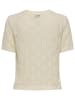 JDY Gebreid shirt beige