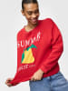 Pieces Sweatshirt "Maliah" in Rot