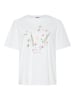 Pieces Shirt "Flura" in Weiß