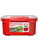 sistema Lunchbox mit Korb "Sistema" in Rot