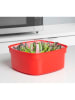 sistema Lunchbox mit Korb "Sistema" in Rot