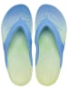 Crocs Zehentrenner "Kadee II" in Hellblau/ Gelb