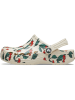 Crocs Chodaki "Baya" w kolorze kremowym ze wzorem