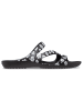 Crocs Klapki "Kadee II" w kolorze czarno-białym
