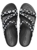 Crocs Klapki "Kadee II" w kolorze czarno-białym