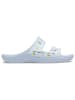Crocs Pantoletten "Baya" in Hellblau/ Gelb/ Weiß