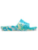 Crocs Slippers "Baya II" lichtblauw/geel/wit