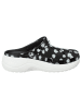 Crocs Sleehak-crocs "Baya" zwart/wit