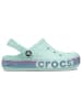 Crocs Chodaki "Bayaband" w kolorze turkusowym ze wzorem