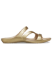 Crocs Pantoletten "Kadee II" in Gold