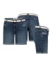 Sublevel Jeans-Bermudas in Dunkelblau