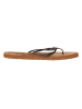 Roxy Teenslippers zwart/lichtbruin