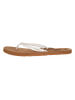 Roxy Teenslippers lichtbruin/wit