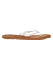 Roxy Teenslippers lichtbruin/wit