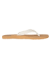 Roxy Teenslippers wit/lichtbruin