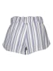Roxy Shorts in Weiß/ Hellblau