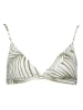 Roxy Biustonosz bikini w kolorze oliwkowo-białym