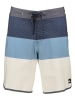 Quiksilver Badeshorts in Weiß/ Hellblau/ Dunkelblau