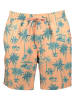 Quiksilver Badeshorts in Orange/ Türkis