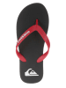 Quiksilver Japonki w kolorze czarno-czerwonym