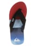 Quiksilver Japonki w kolorze czerwono-niebiesko-czarnym