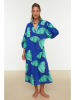trendyol Jurk blauw/turquoise