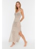 trendyol Strickkleid in Creme