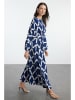 trendyol Kleid in Blau/ Weiß