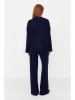 trendyol 2-delige outfit donkerblauw