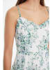 trendyol Jurk wit/mintgroen