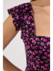 trendyol Kleid in Schwarz/ Lila