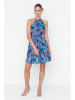 trendyol Kleid in Blau/ Lila/ Dunkelblau