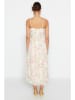 trendyol Kleid in Creme/ Rosé
