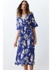 trendyol Kleid in Blau/ Weiß