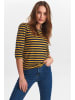 NÜMPH Shirt geel/donkerblauw