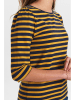 NÜMPH Shirt in Gelb/ Dunkelblau