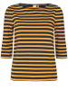 NÜMPH Shirt geel/donkerblauw
