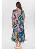 NÜMPH Kleid in Dunkelgrün/ Bunt