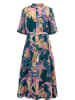 NÜMPH Kleid in Dunkelgrün/ Bunt
