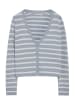 Polo Club Cardigan in Hellblau/ Weiß
