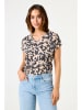 Garcia Shirt in Grau/ Beige
