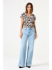 Garcia Shirt in Grau/ Beige