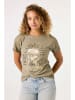 Garcia Koszulka w kolorze khaki